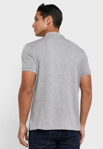 Graue Ralph Lauren Essential Poloshirts für Herren