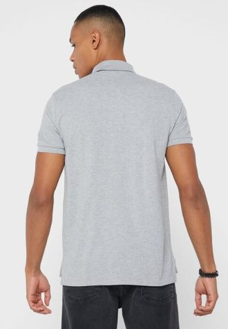Graue Ralph Lauren Essential Poloshirts für Herren