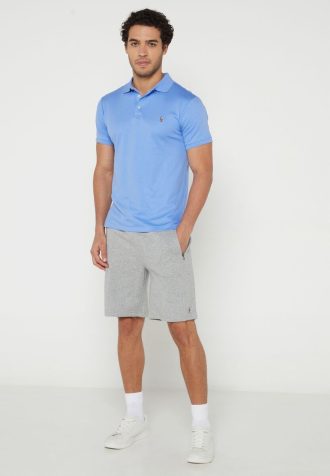 Graue Ralph Lauren Essential Shorts für Herren