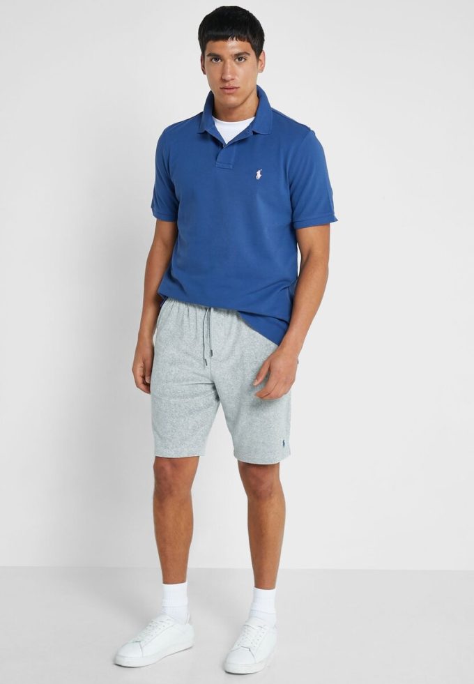 Graue Ralph Lauren Essential Shorts für Herren