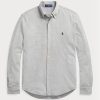 Graue Ralph Lauren Featherweight Mesh-Hemden für Herren Graue Ralph Lauren Featherweight Mesh-Hemden für Herren