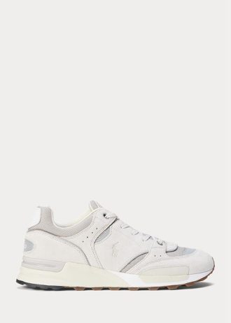 Graue Ralph Lauren Trackster 200 Sneakers für Herren Graue Ralph Lauren Trackster 200 Sneakers für Herren
