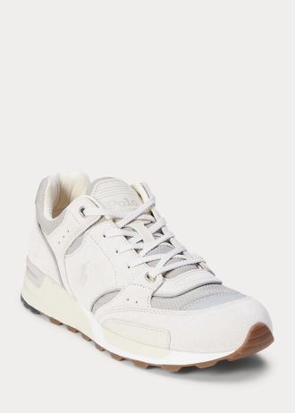 Graue Ralph Lauren Trackster 200 Sneakers für Herren Graue Ralph Lauren Trackster 200 Sneakers für Herren