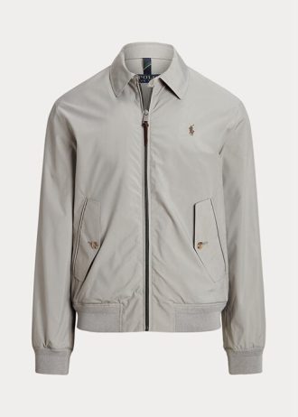 Graue, wasserabweisende Ralph Lauren-Jacken für Herren