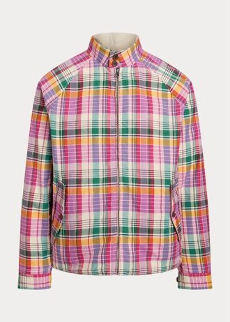 Graue Wendbare Jacken aus Madras-Twill von Ralph Lauren für Herren