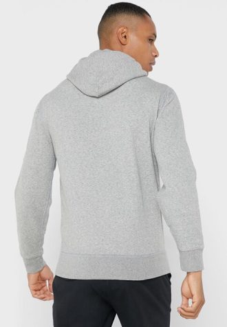 Grauer Ralph Lauren-Hoodie mit Logo für Herren