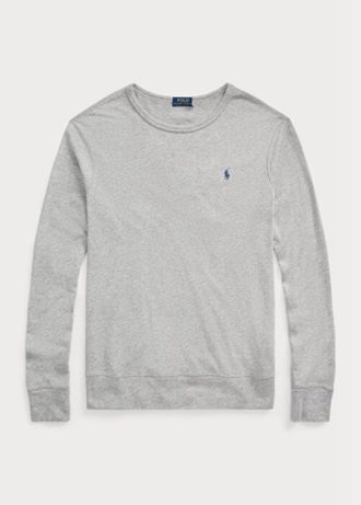 Graues Ralph Lauren Spa Terry-Sweatshirt für Herren