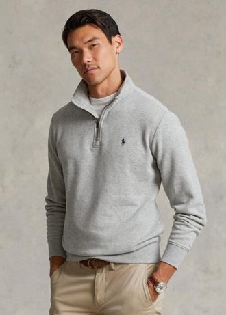 Graues Ralph Lauren The Rl Fleece-Sweatshirt für Herren