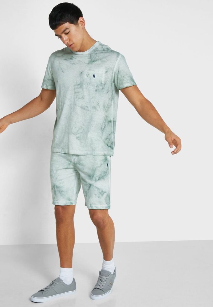 Grüne bedruckte Shorts von Ralph Lauren für Herren Grüne bedruckte Shorts von Ralph Lauren für Herren