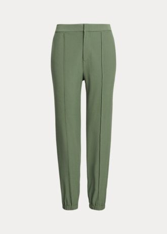 Grüne Jogginghose aus Vier-Wege-Stretch von Ralph Lauren für Damen Grüne Jogginghose aus Vier-Wege-Stretch von Ralph Lauren für Damen