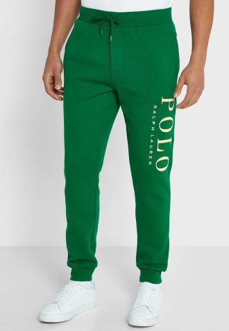 Grüne Jogginghose mit Ralph Lauren-Logo für Herren