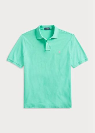 Grüne Poloshirts aus Mesh im Slim Fit von Ralph Lauren für Herren