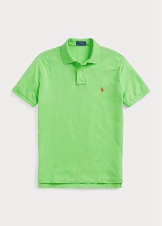 Grüne Poloshirts aus Mesh im Slim Fit von Ralph Lauren für Herren