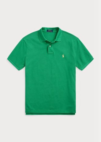 Grüne Poloshirts aus Mesh im Slim Fit von Ralph Lauren für Herren