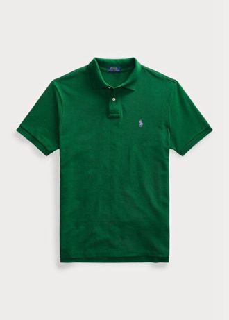 Grüne Poloshirts aus Mesh im Slim Fit von Ralph Lauren für Herren