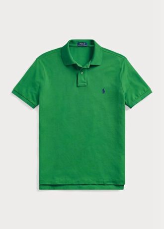 Grüne Poloshirts aus Mesh im Slim Fit von Ralph Lauren für Herren