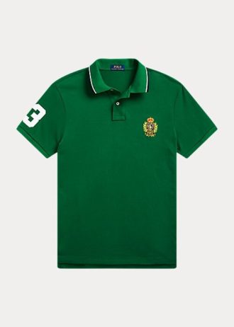 Grüne Poloshirts aus Mesh mit klassischer Passform von Ralph Lauren für Herren