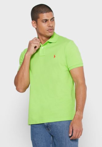 Grüne Poloshirts aus Mesh von Ralph Lauren für Herren