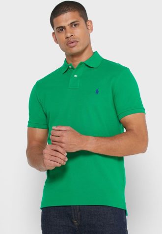 Grüne Poloshirts aus Mesh von Ralph Lauren für Herren