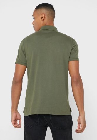 Grüne Poloshirts für Herren von Ralph Lauren im Slim Fit