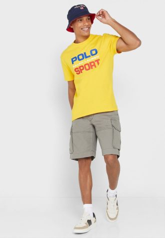 Grüne Ralph Lauren Essential Shorts für Herren
