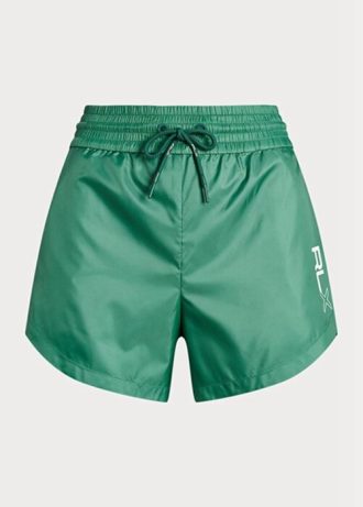 Grüne Ralph Lauren Ripstop-Shorts mit Kordelzug für Damen