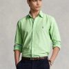 Grüne Ralph Lauren Slim Fit Oxford-Hemden für Herren Grüne Ralph Lauren Slim Fit Oxford-Hemden für Herren