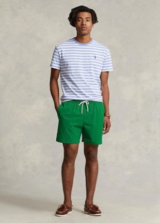 Grüne Ralph Lauren Traveller Badeshorts für Herren