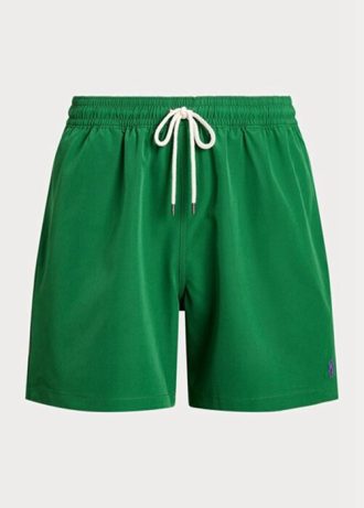 Grüne Ralph Lauren Traveller Badeshorts für Herren