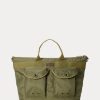 Grüne Ralph Lauren Utility Messenger Bags aus Nylon-Canvas für Herren Grüne Ralph Lauren Utility Messenger Bags aus Nylon-Canvas für Herren