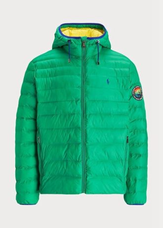 Grüne, wasserabweisende Ralph Lauren-Jacken für Herren