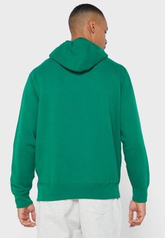 Grüner Ralph Lauren Logo-Hoodie für Herren