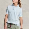 Hellblaue Poloshirts von Ralph Lauren RL Origin für Herren