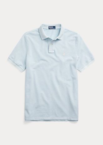 Hellblaue Poloshirts von Ralph Lauren RL Origin für Herren