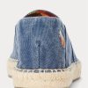 Hellblaue Herren-Freizeitschuhe Ralph Lauren Cevio Washed Canvas Hellblaue Herren-Freizeitschuhe Ralph Lauren Cevio Washed Canvas
