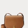 Hellbraune Satteltaschen aus Kalbsleder von Ralph Lauren Polo ID für Damen Hellbraune Satteltaschen aus Kalbsleder von Ralph Lauren Polo ID für Damen