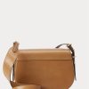 Hellbraune Satteltaschen aus Kalbsleder von Ralph Lauren Polo ID für Damen Hellbraune Satteltaschen aus Kalbsleder von Ralph Lauren Polo ID für Damen