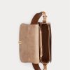 Hellbraune Satteltaschen aus Kalbsleder von Ralph Lauren Polo ID für Damen Hellbraune Satteltaschen aus Kalbsleder von Ralph Lauren Polo ID für Damen