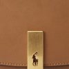 Hellbraune Satteltaschen aus Kalbsleder von Ralph Lauren Polo ID für Damen Hellbraune Satteltaschen aus Kalbsleder von Ralph Lauren Polo ID für Damen