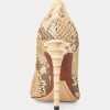 Hellgelbe Ralph Lauren Celia Python Heels für Damen Hellgelbe Ralph Lauren Celia Python Heels für Damen