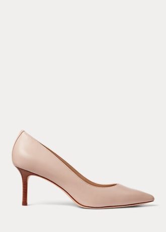 Hellrosa Ralph Lauren Lanette Pumps aus Nappaleder für Damen