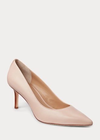 Hellrosa Ralph Lauren Lanette Pumps aus Nappaleder für Damen