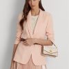 Hellrosa/Vanille Ralph Lauren Tayler Umhängetaschen aus Nappaleder für Damen Hellrosa/Vanille Ralph Lauren Tayler Umhängetaschen aus Nappaleder für Damen