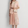 Hellrosa/Vanille Ralph Lauren Tayler Umhängetaschen aus Nappaleder für Damen Hellrosa/Vanille Ralph Lauren Tayler Umhängetaschen aus Nappaleder für Damen