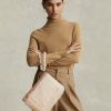 Honig/Creme Damen Ralph Lauren Shearling Envelope Handtasche Honig/Creme Damen Ralph Lauren Shearling Envelope Handtasche