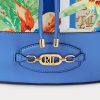 Khaki/New England Blue Ralph Lauren Monogram Large Andie Handtasche für Damen Khaki/New England Blue Ralph Lauren Monogram Large Andie Handtasche für Damen