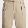 Khakifarbene, maßgeschneiderte Stretch-Chino-Shorts von Ralph Lauren für Herren Khakifarbene, maßgeschneiderte Stretch-Chino-Shorts von Ralph Lauren für Herren