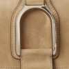 Khakifarbene Ralph Lauren Welington-Schultertaschen aus Kalbswildleder für Damen Khakifarbene Ralph Lauren Welington-Schultertaschen aus Kalbswildleder für Damen