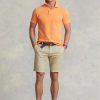 Khakifarbene Stretch-Chinoshorts im Slim Fit von Ralph Lauren für Herren Khakifarbene Stretch-Chinoshorts im Slim Fit von Ralph Lauren für Herren