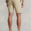 Khakifarbene Stretch-Chinoshorts im Slim Fit von Ralph Lauren für Herren Khakifarbene Stretch-Chinoshorts im Slim Fit von Ralph Lauren für Herren